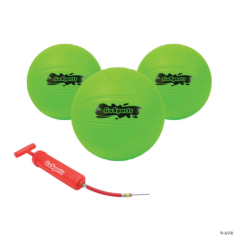 GoSports Green Water Volleyballs - 3 Pack Image