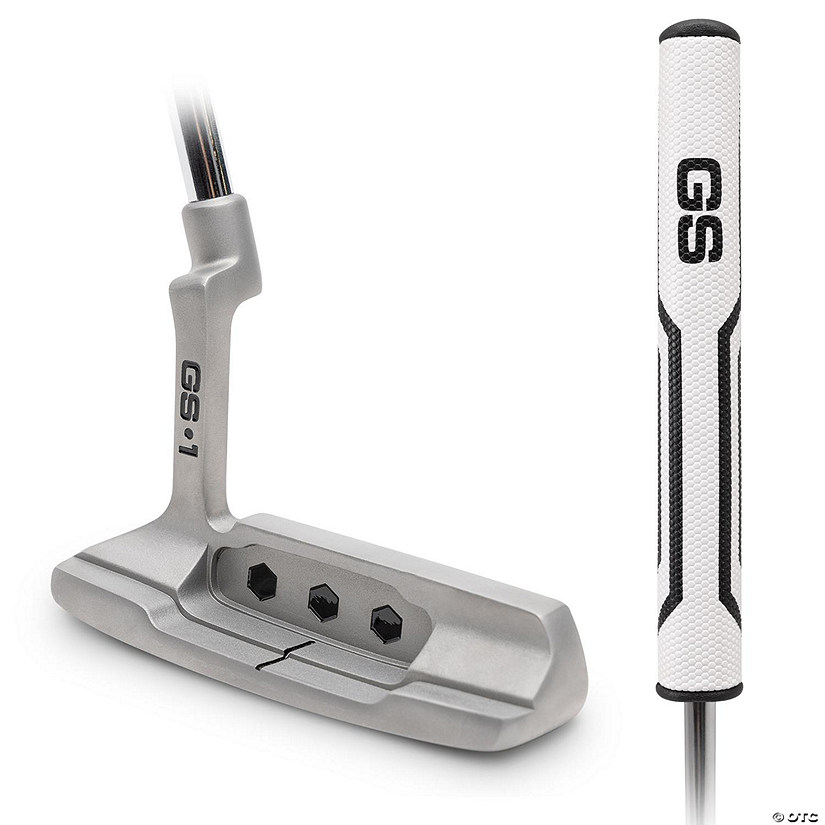 Gosports gs1 tour golf putter - 34" right-handed blade putter with oversized fat grip and milled face Image