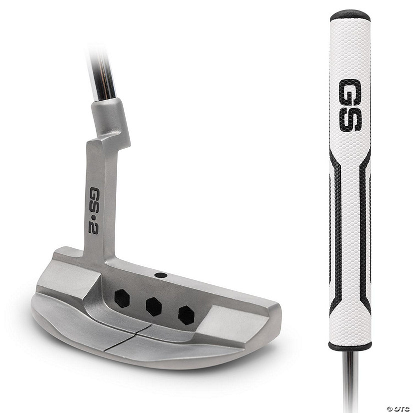 Gosports gs2 tour golf putter - 34" right-handed mallet putter with oversized fat grip and milled face Image
