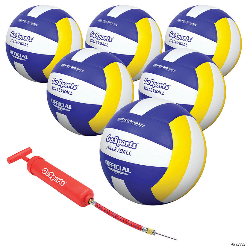 GoSports Indoor Volleyballs - 6 Pack Image