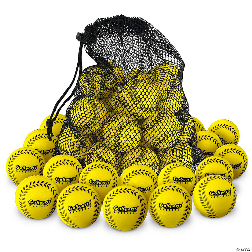 Gosports mini foam baseballs for pitching machines and batting accuracy