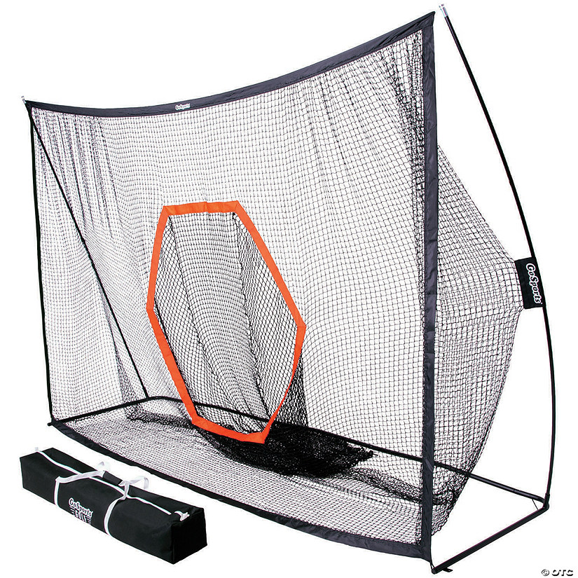 GoSports PRO Golf Practice Hitting Net - Huge 10'x7' Size - Personal Driving Range for Indoor or Outdoor Practice Image