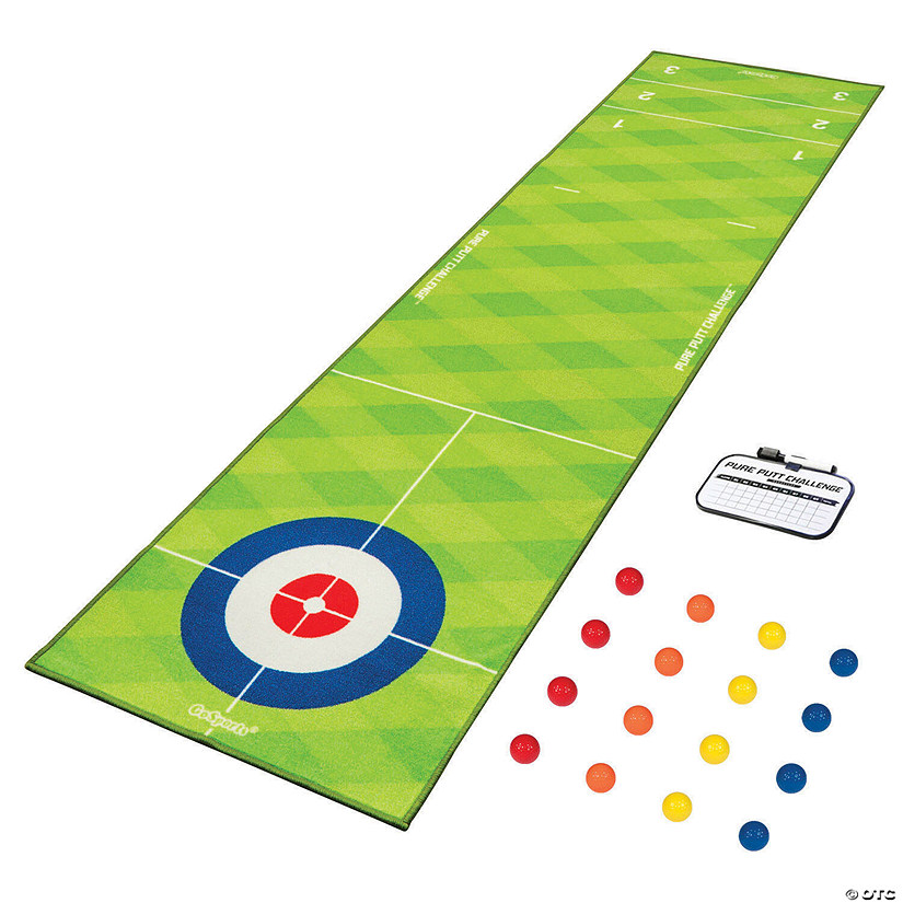 GoSports Pure Putt Challenge Curling & Shuffleboard 2-in-1 Putting Game Image