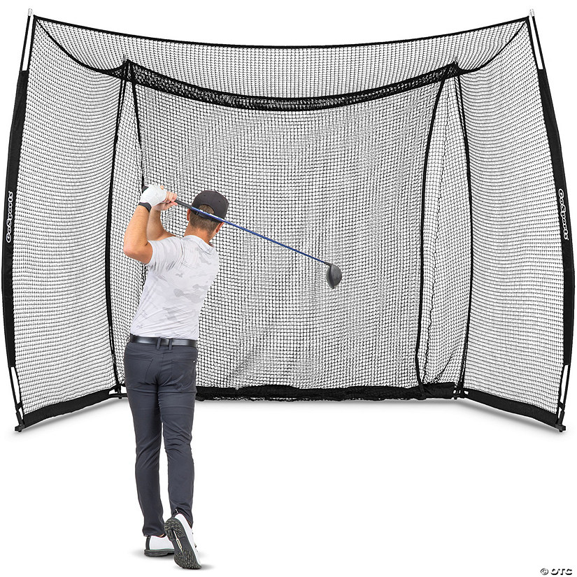 GoSports Range Cage 10 Proper 8 ft Golf Practice Hitting Net - Classic Net Image