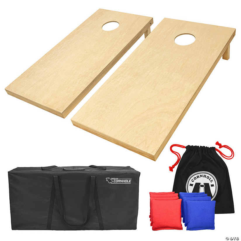 GoSports Regulation Size Solid Wood Premium Cornhole Set Image