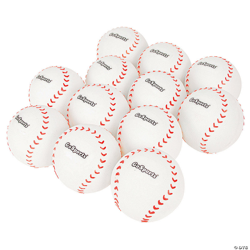 GoSports Rubber Baseballs 12 Pack