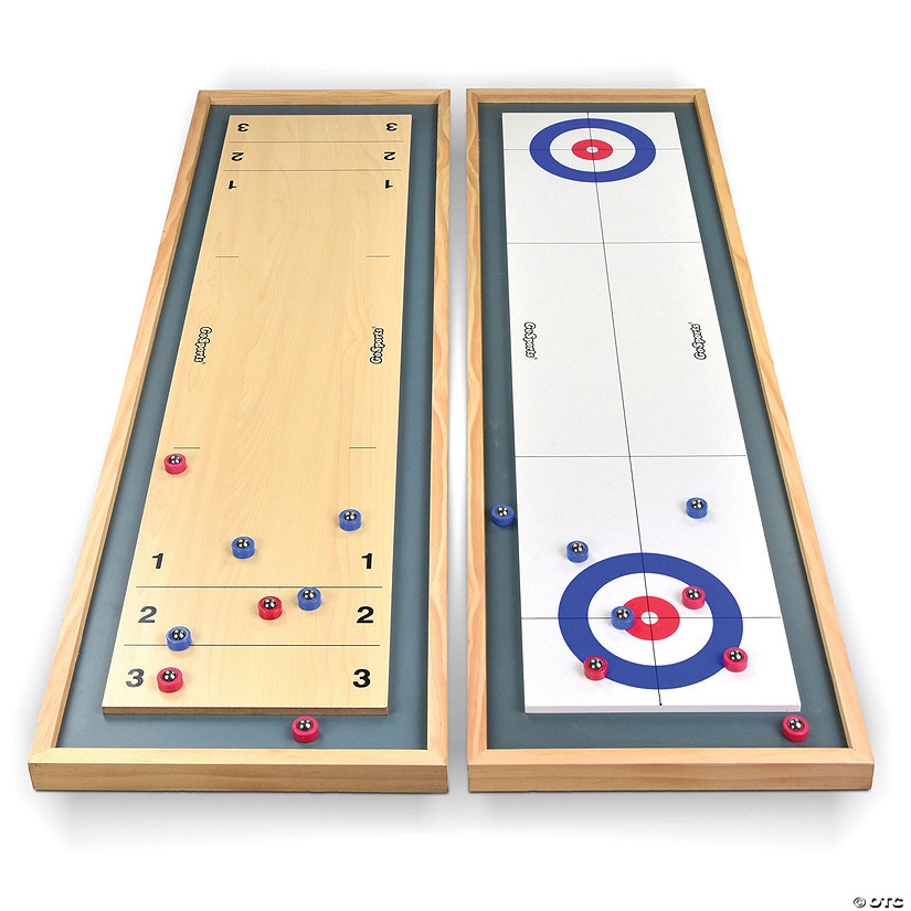 GoSports Shuffleboard and Curling 2 in 1 Board Game Oriental Trading