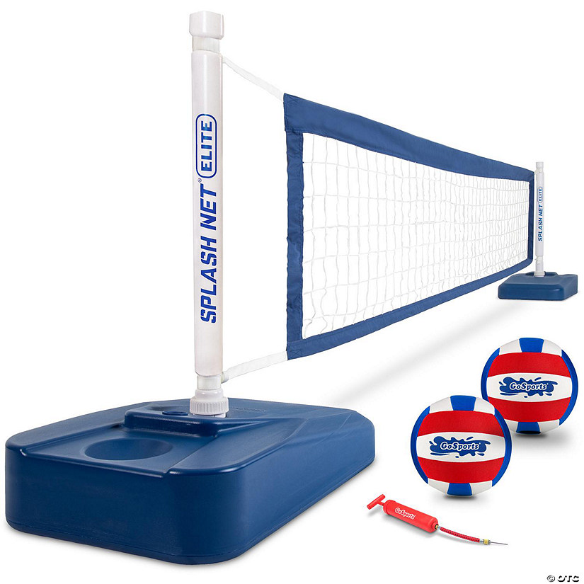 GoSports Splash Net Elite Pool Volleyball Game with Water Weighted