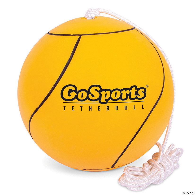 GoSports Tetherball and Rope Set, Full Size Backyard Outdoor Tetherball - Universally Compatible Tetherball Replacement Image