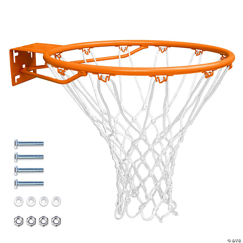 Gosports universal regulation 18" steel basketball rim-use for replacement or garage mount Image