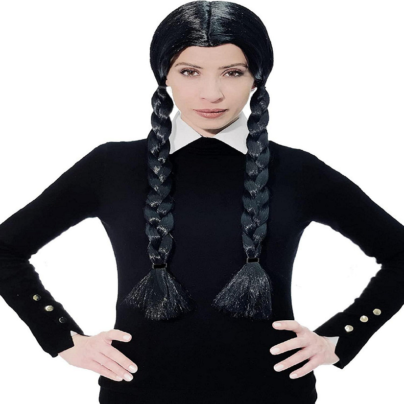 Gothic Girl Adult Costume Wig Image