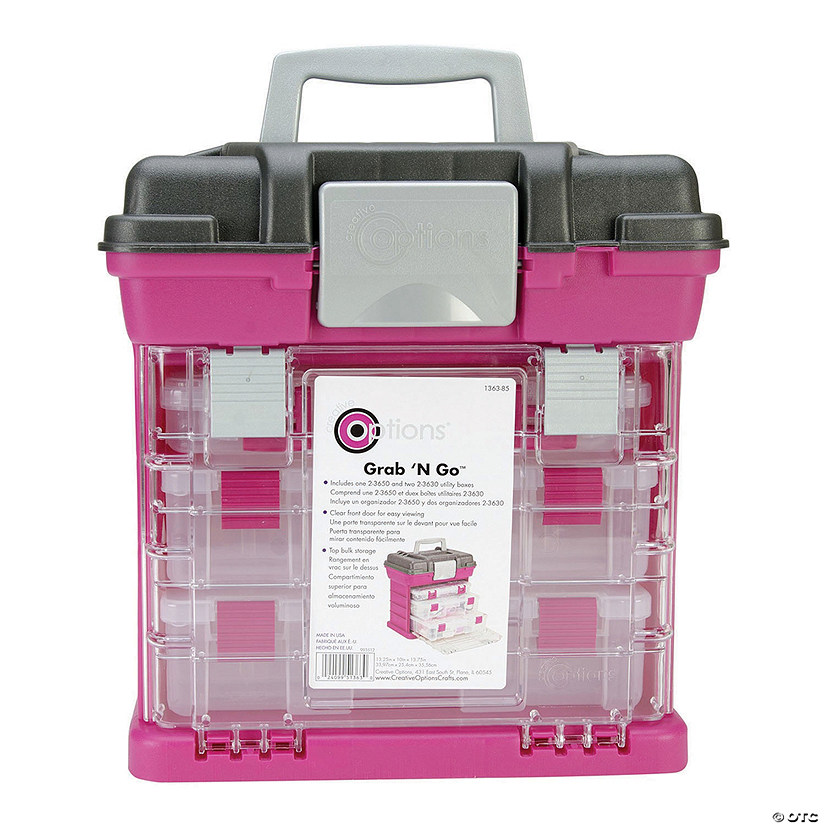 Grab'nGo 3By Rack System Magenta/gray Image