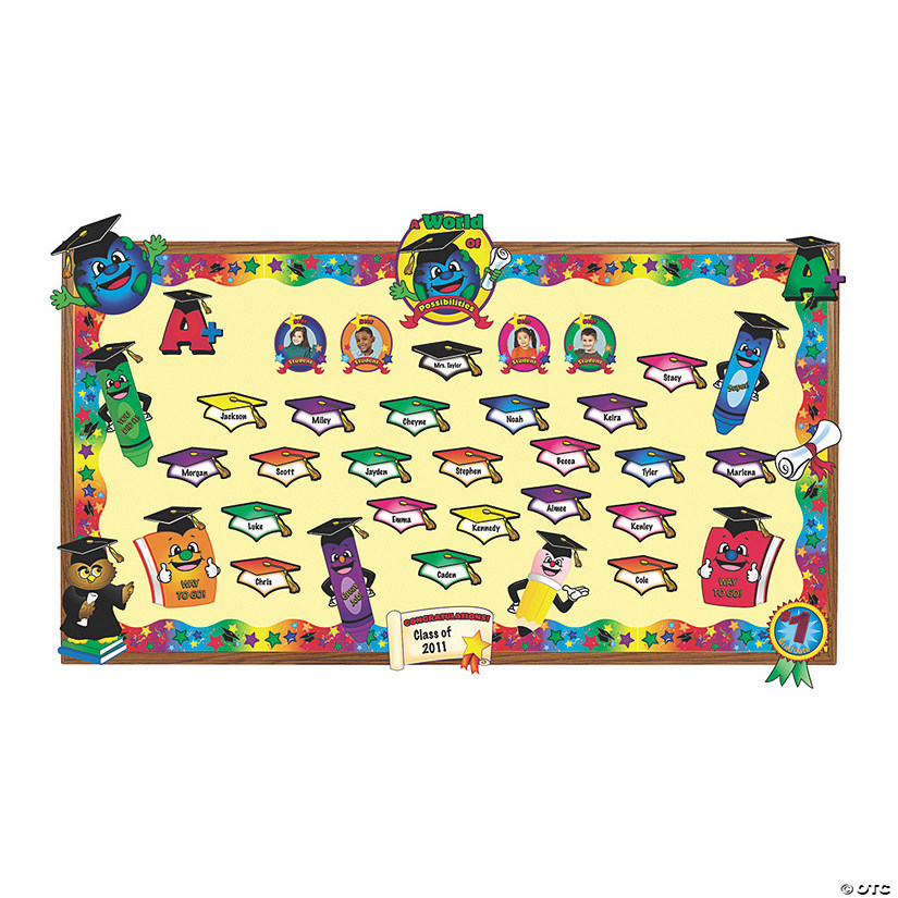 Graduation Bulletin Board Set - Discontinued