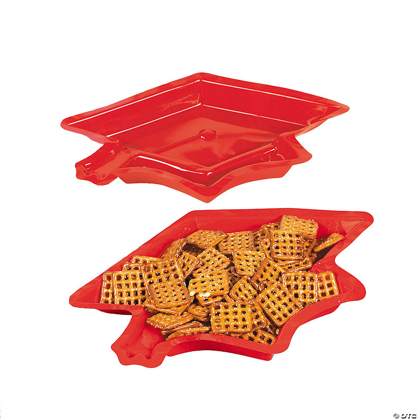 Graduation Cap Serving Dishes - 12 Pc. Image