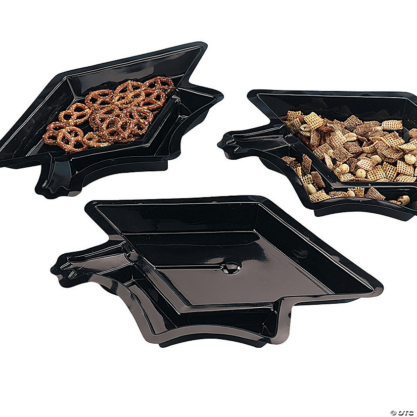 Graduation Cap Serving Dishes - 12 Pc. Image