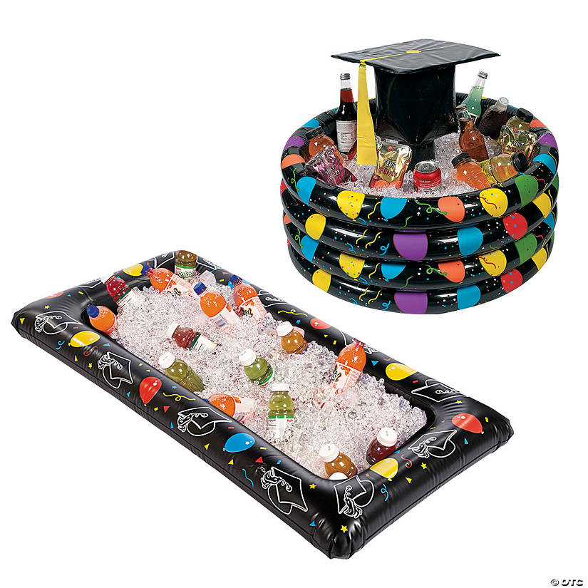 Graduation Inflatable Buffet & Drink Coolers Kit - 2 Pc. Image