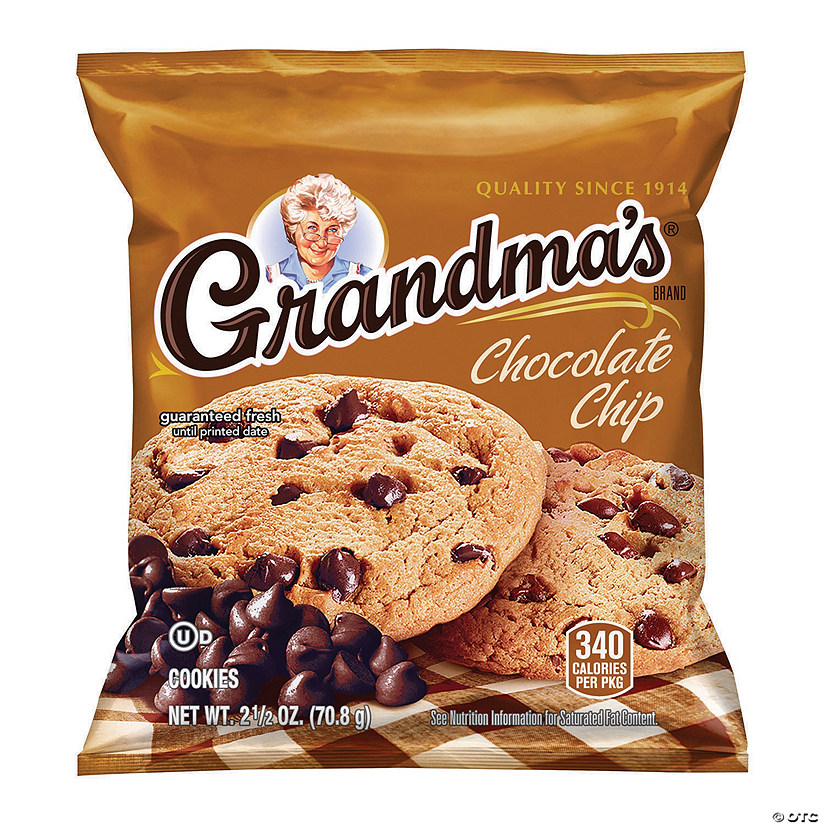 Grandma's Big Cookie Chocolate Chip, 2.5 oz, 60 Count Image