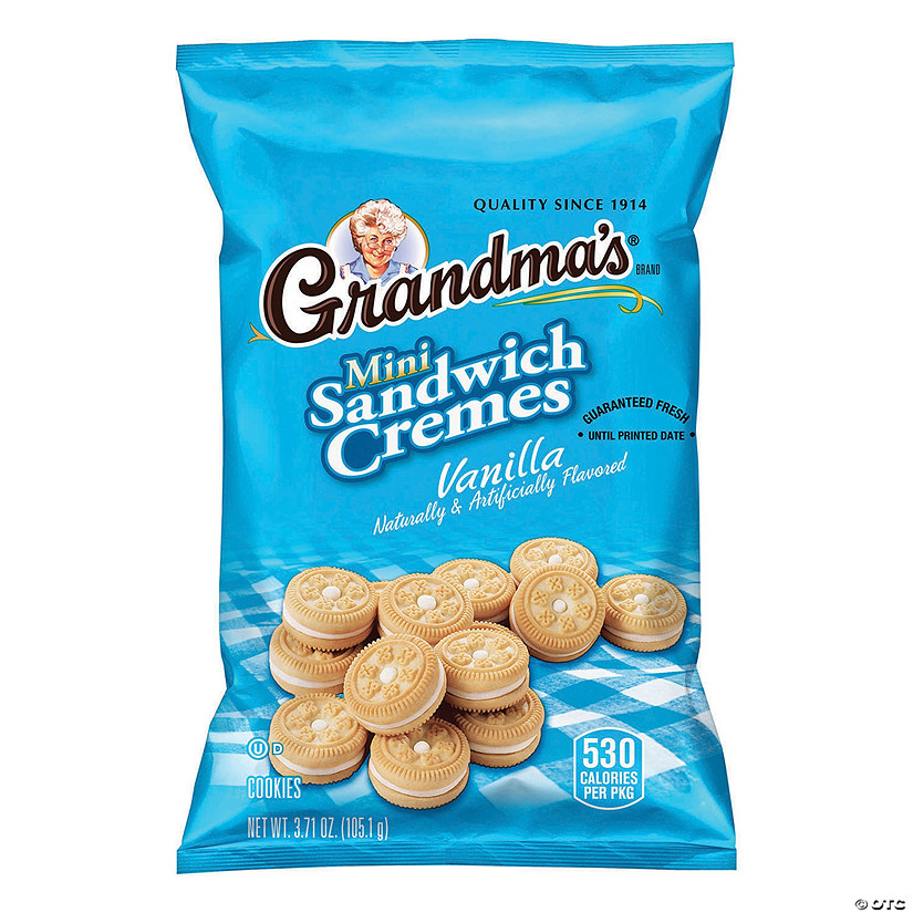 Grandma's Mini Sandwich Cremes Vanilla, 3.71 oz, 24 Count Image