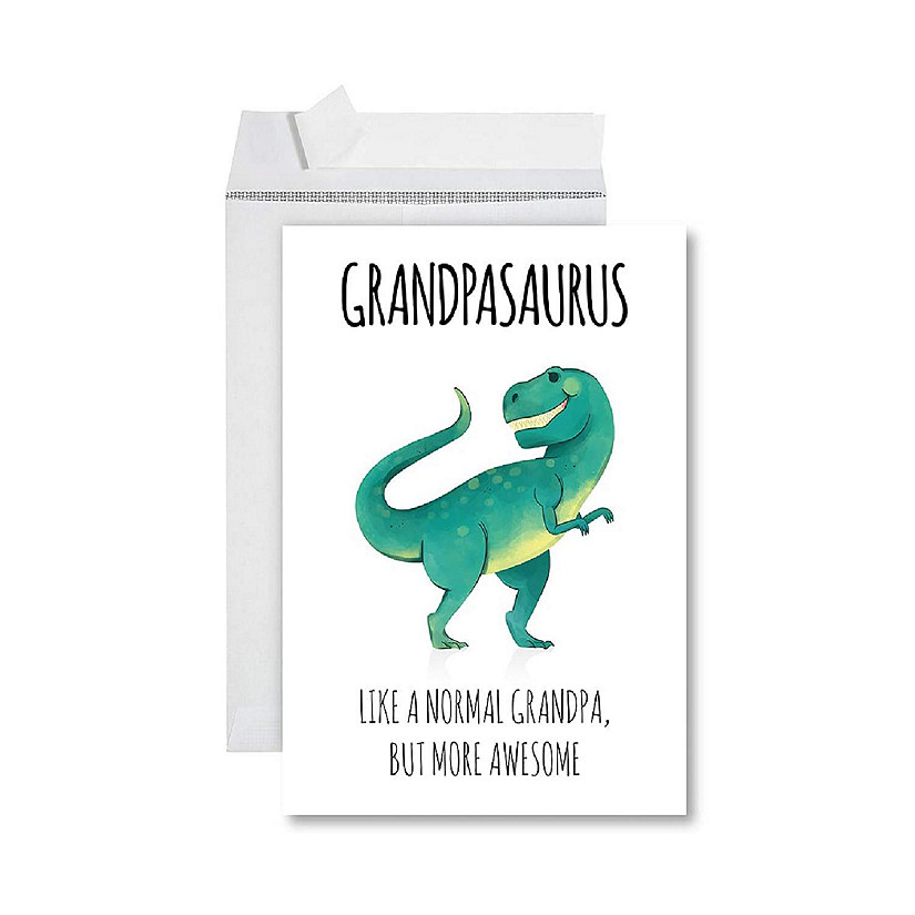 Grandpasaurus Jumbo Card 8.5x11IN Image
