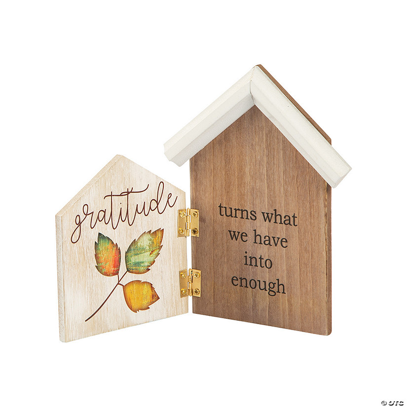 Gratitude Hinged Tabletop Sign Image