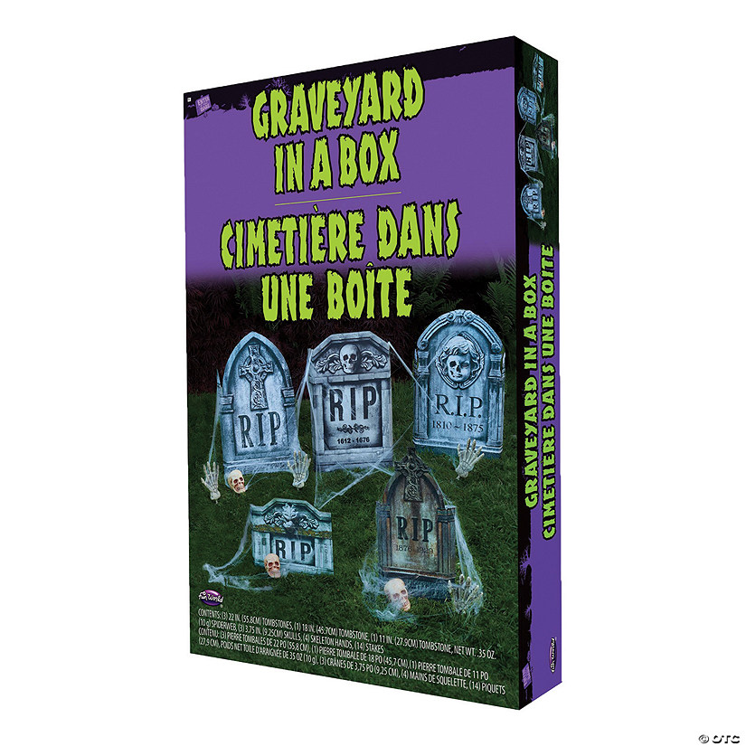 Graveyard in a Box Decoration Set - 11 Pc. Image