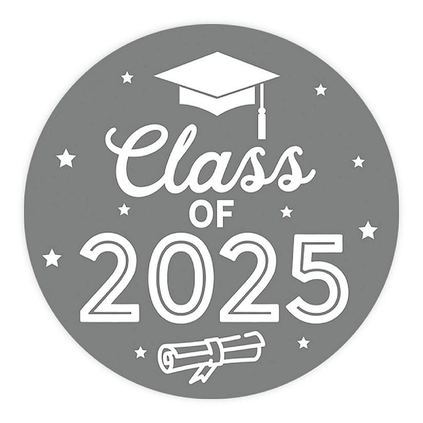 Gray Class of  Stickers 2in 40pk Image