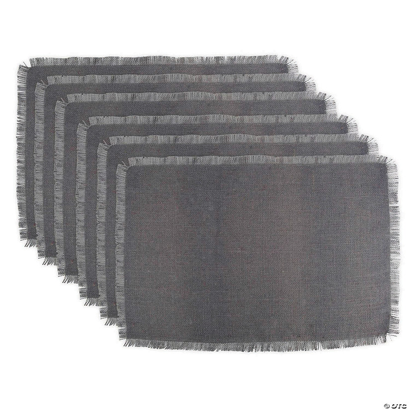 Gray Jute Placemat (Set Of 6) Image