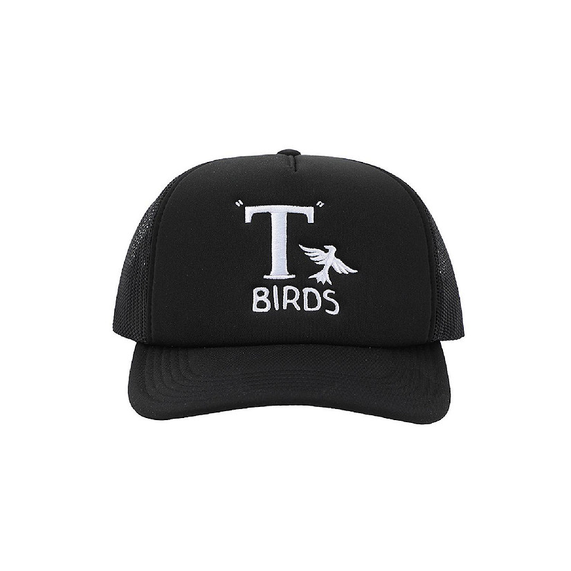 Grease T-Birds Logo Black Trucker Hat Image