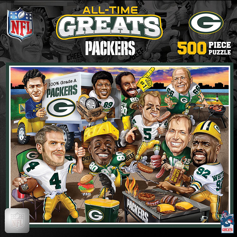 Green Bay Packers - All Time Greats 500 Piece Jigsaw Puzzle Image