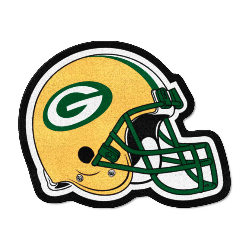 Fanmats Green Bay Packers Mascot Mat - Helmet