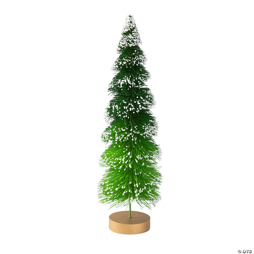 Green Bottle Brush Christmas Tree Image