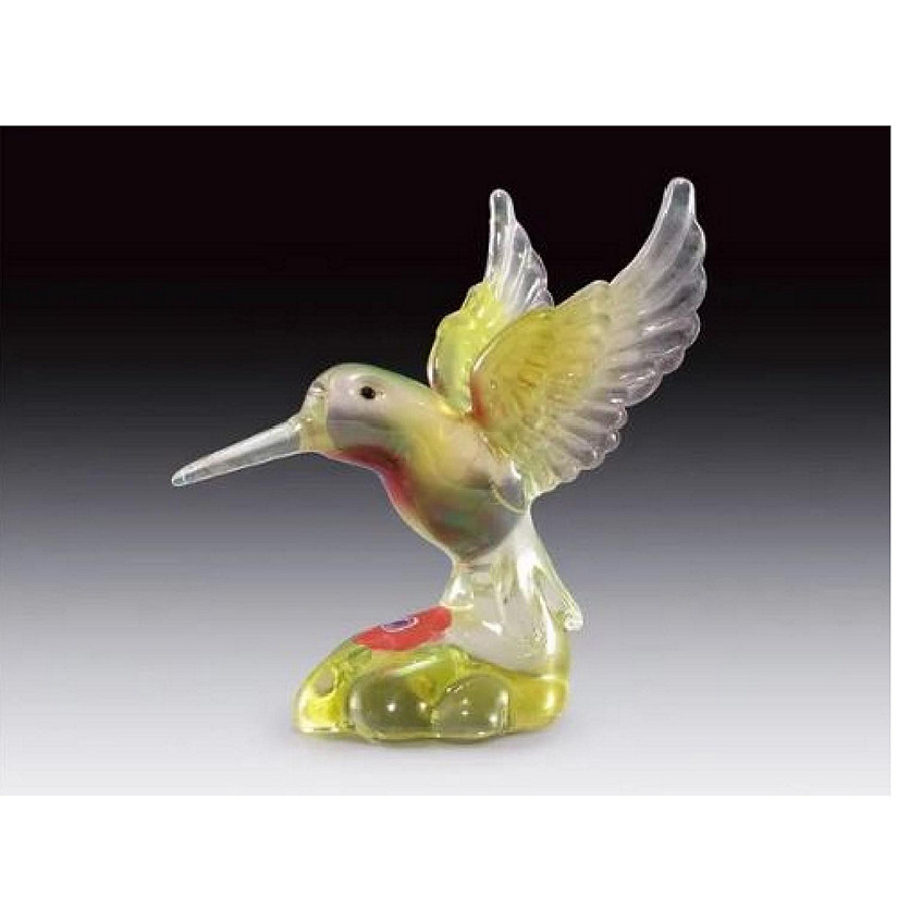 Green Glass Hummingbird Figurine | Oriental Trading