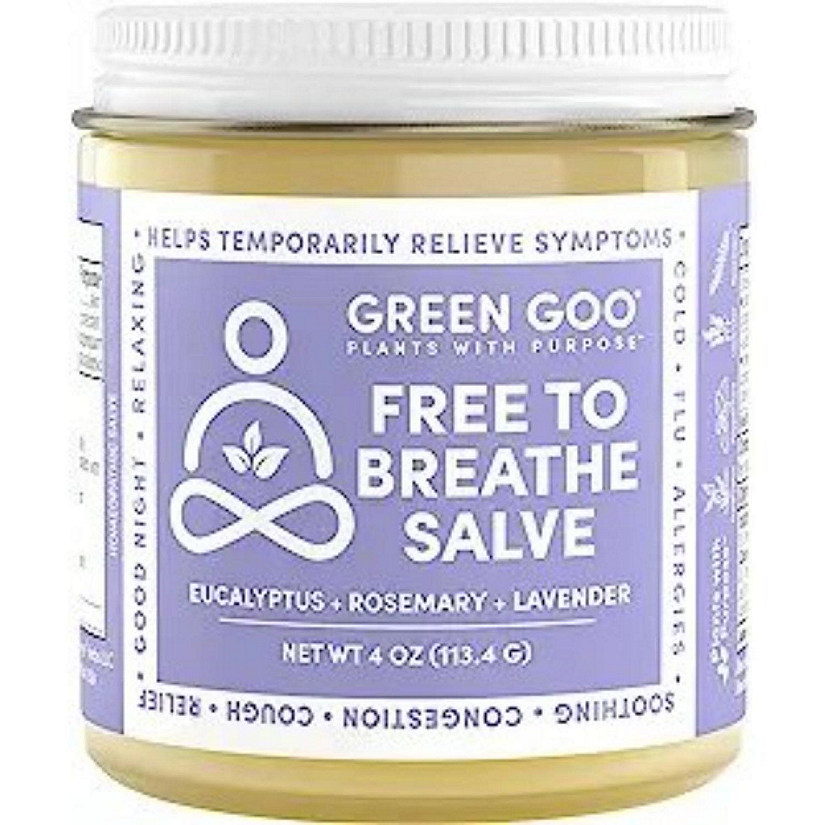 Green Goo - Salve Free To Breath - Case of 12-.6  OZ Image