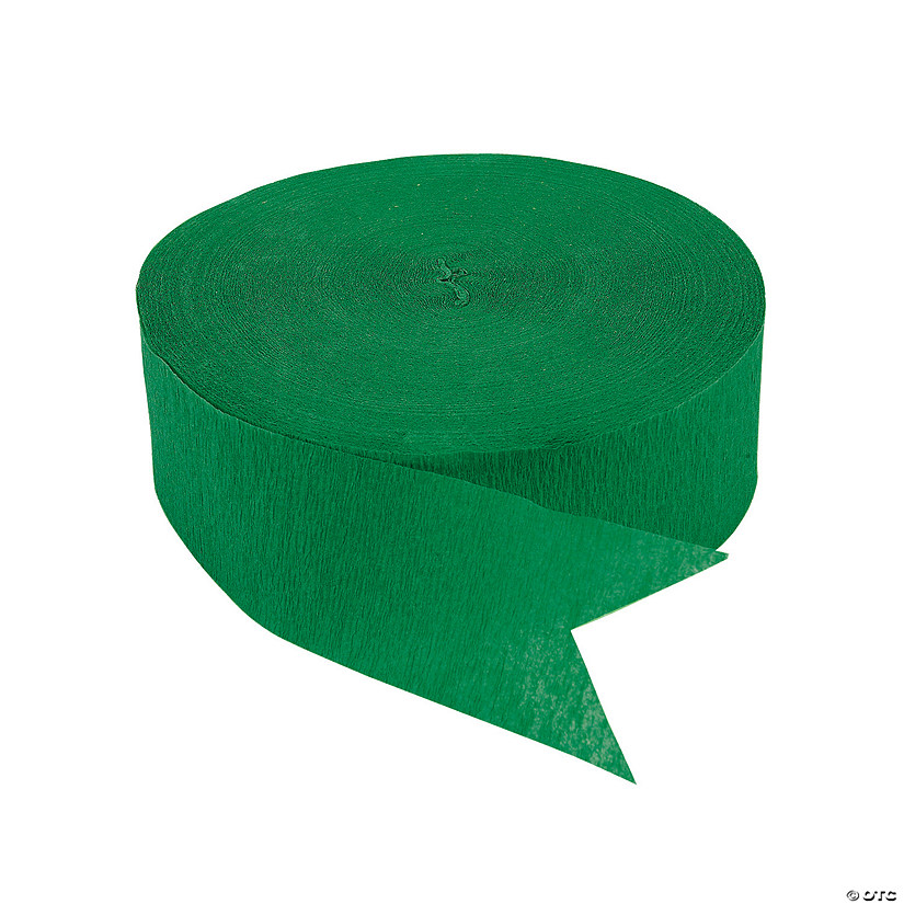 Green Jumbo Paper Streamer Image