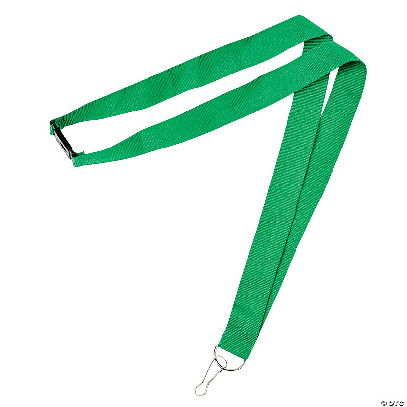 Green Nylon Lanyards Oriental Trading