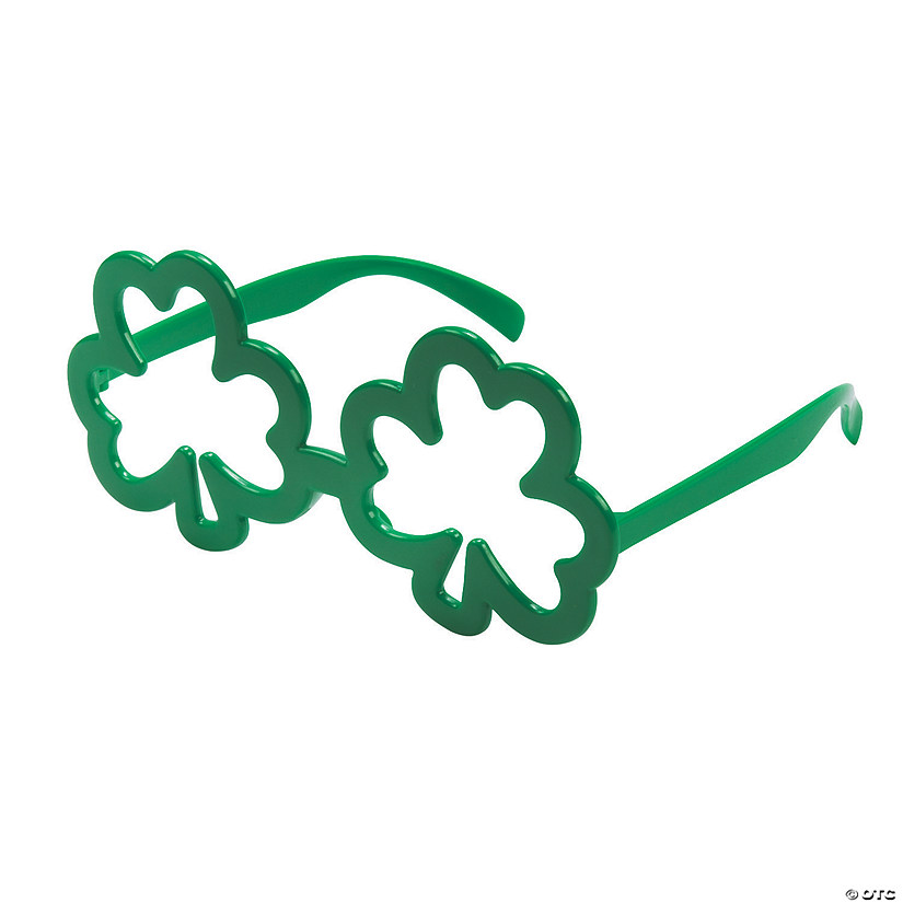 Green Shamrock Glasses 12 Pc. Oriental Trading
