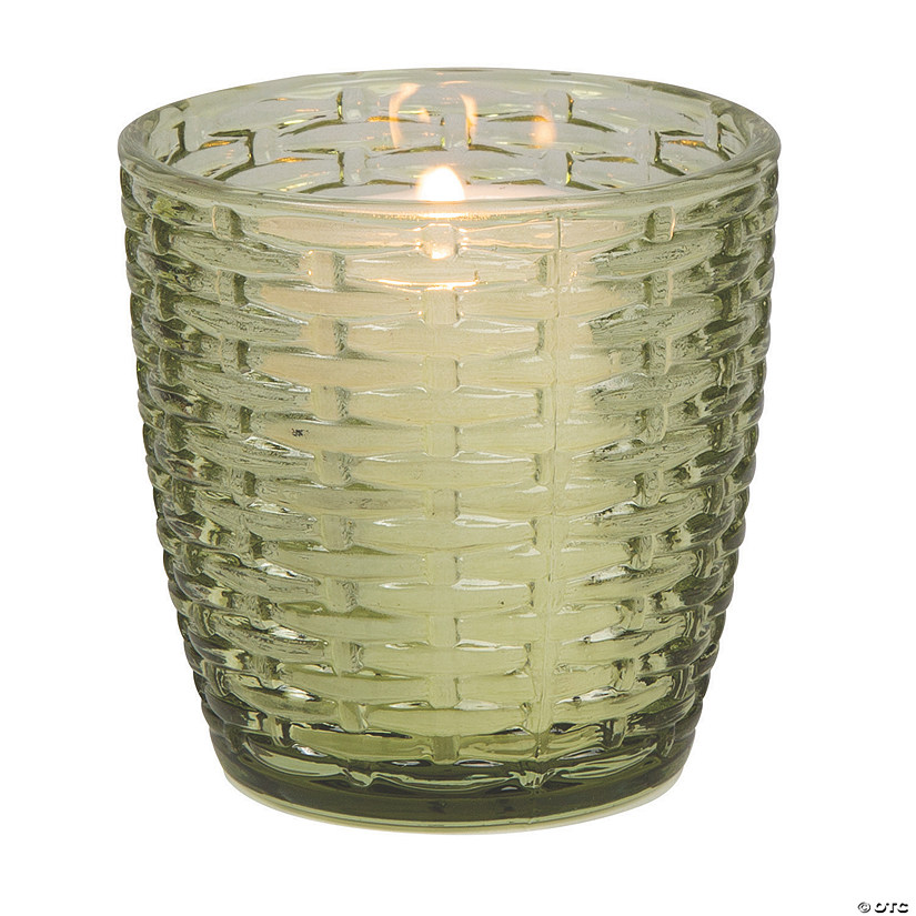 Green Textured Votive Candle Holders - 12 Pc. Image