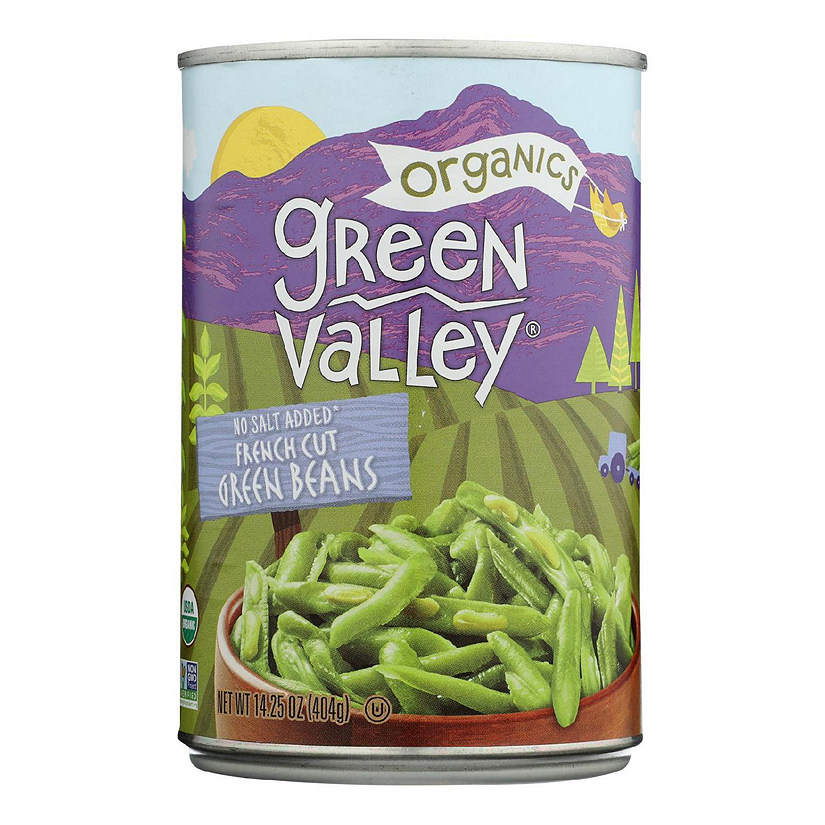 Green Valley Organics - Green Beans French Style - Case of 12-14.25 OZ Image