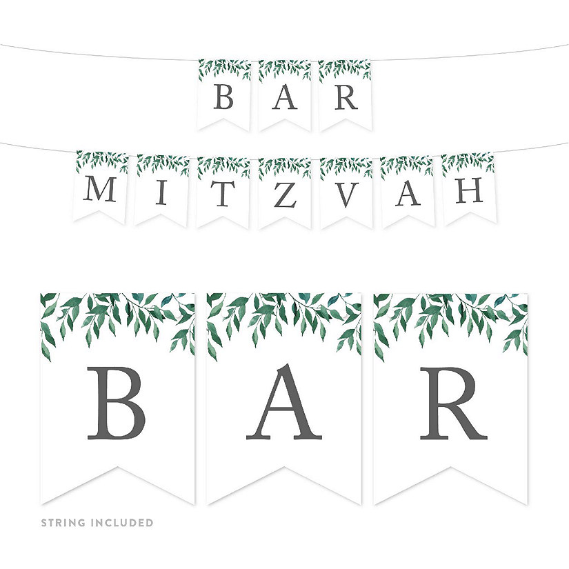 Greenery Bar Mitzvah - 4 x 5.5 Inch Image