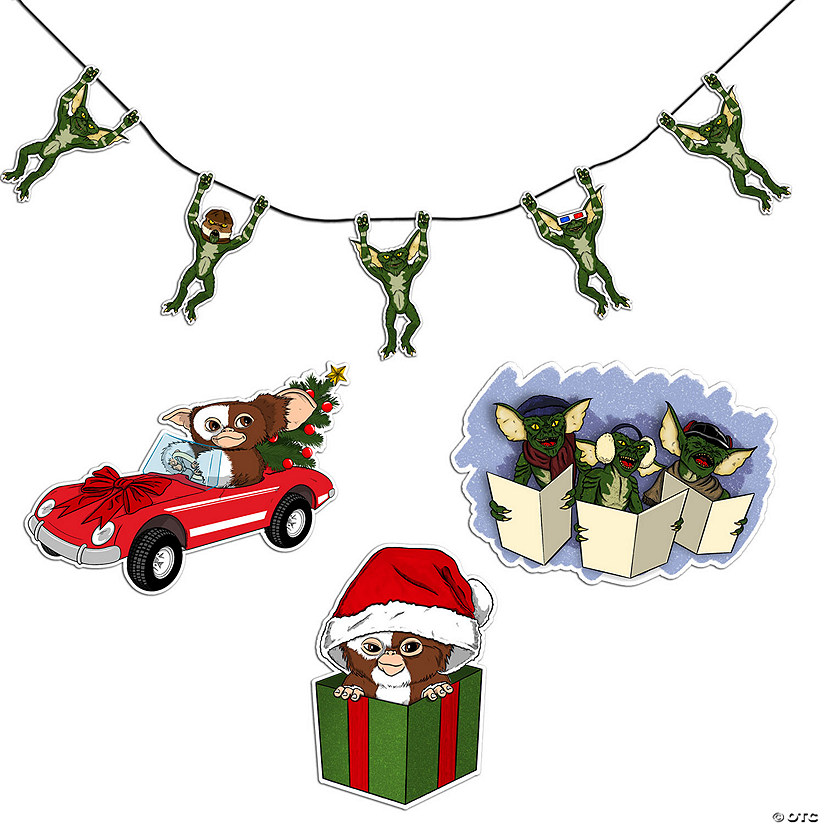 Gremlins&amp;#8482; Gizmo &amp; Gremlins Cutout Wall Decorations - 4 Pc. Image