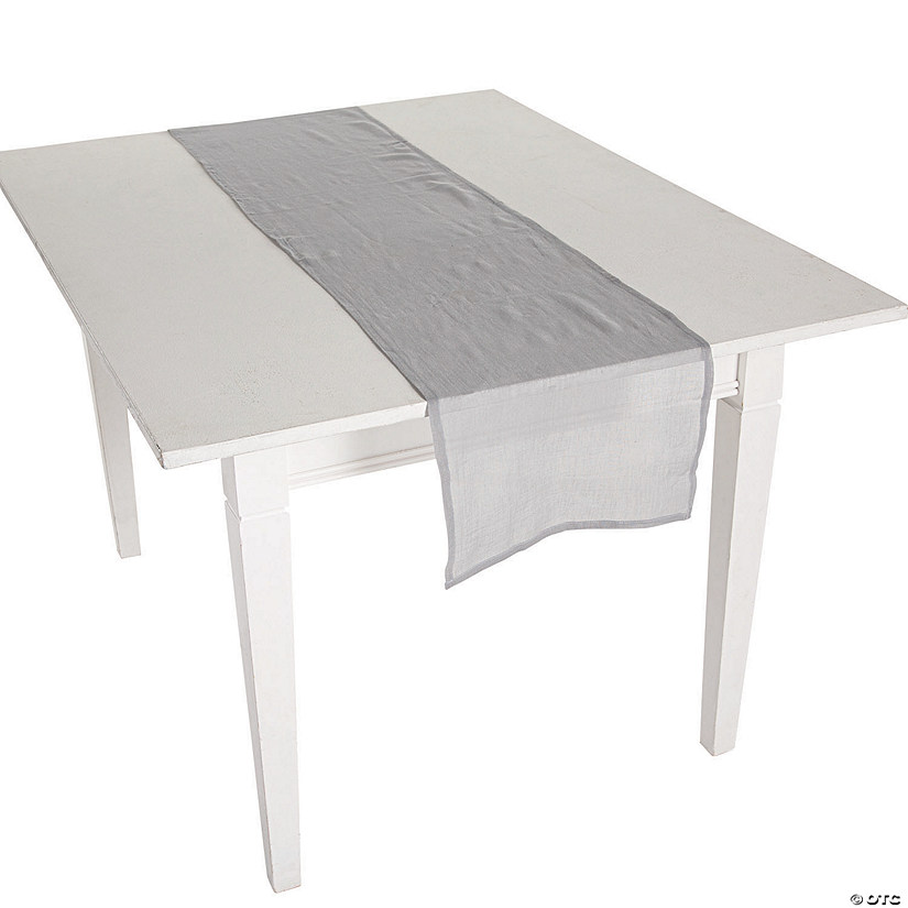 Grey Gauze Table Runners - 3 Pc. Image