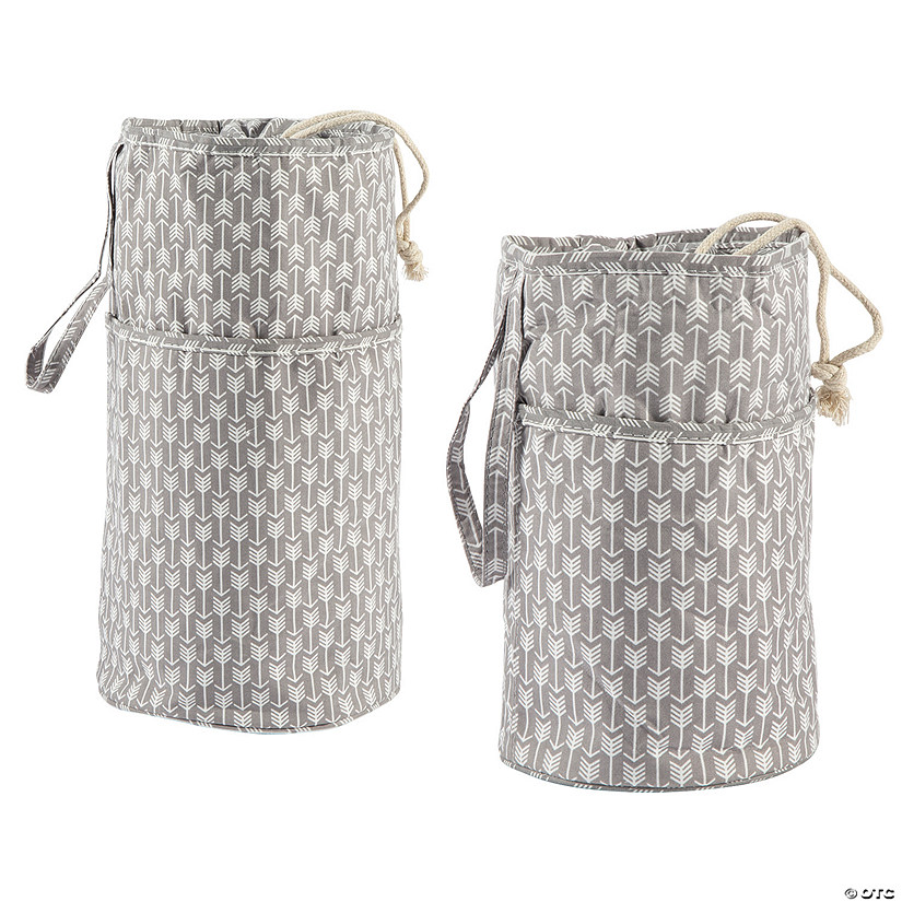Grey Knitting Storage Bag Assortment - 2 Pc. Image
