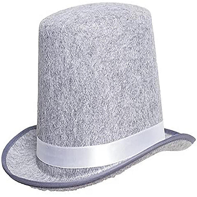 Grey Top Hat Adult Costume Accessory Oriental Trading