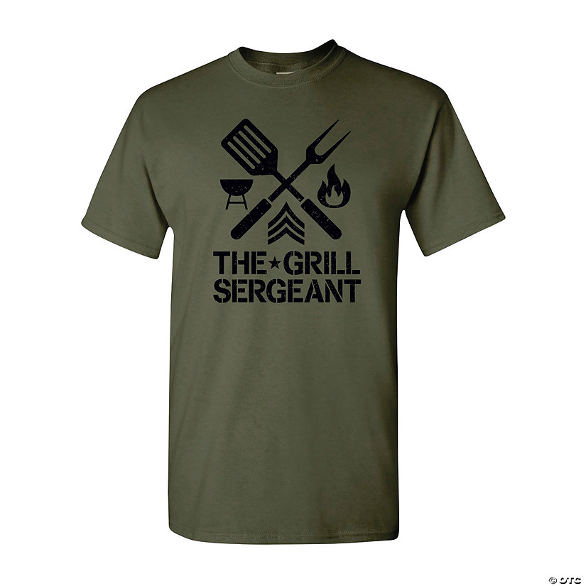Grill Sergeant Adult&#8217;s T-Shirt Image
