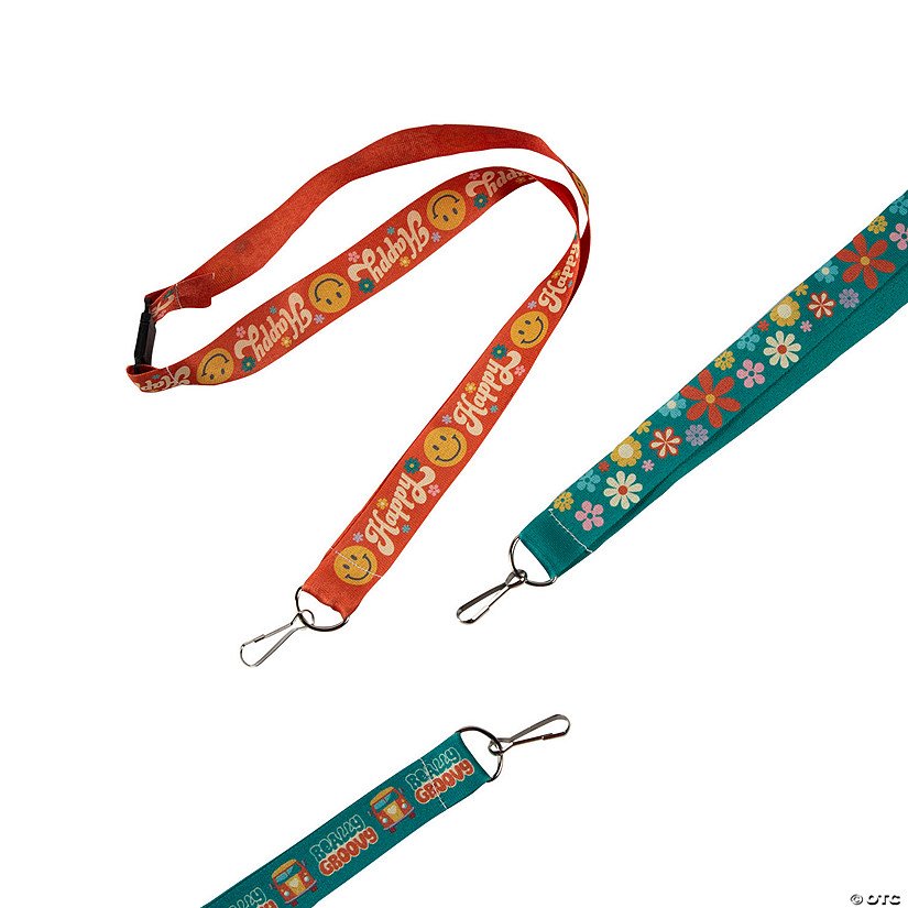 Groovy Party Lanyards - 12 Pc. Image