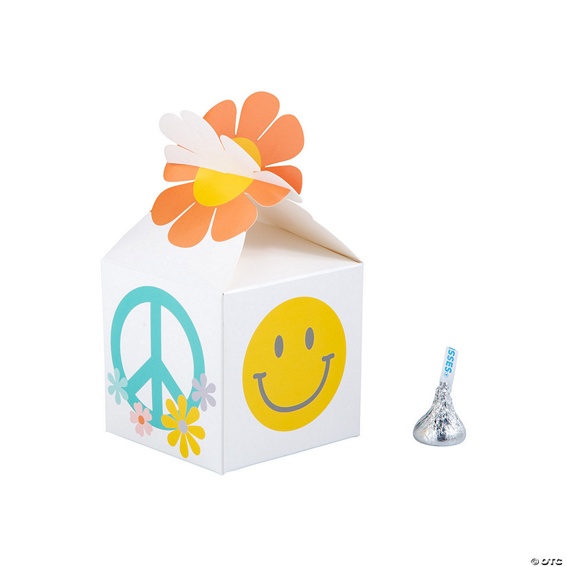 Groovy Party Treat Boxes 12 Pc. Oriental Trading
