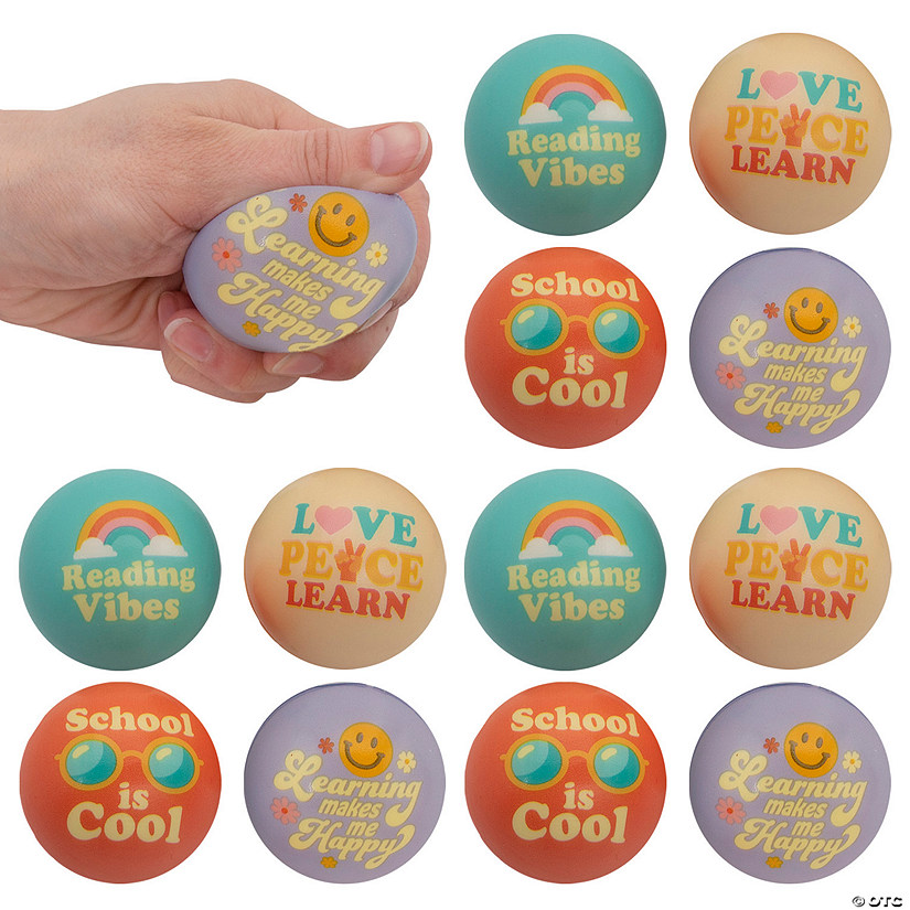 Groovy Stress Balls - 12 Pc. Image