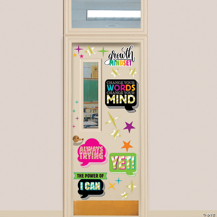 Growth Mindset Door Decorating Kit - 30 Pc. Image