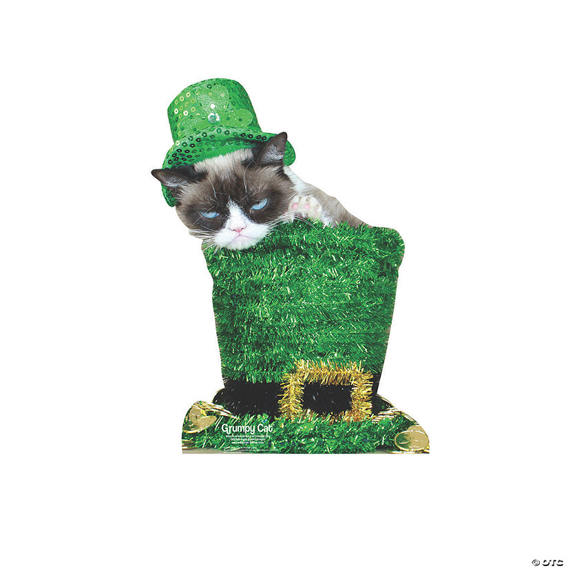 Grumpy Cat St. Patrick&#8217;s Day Stand-Up Image