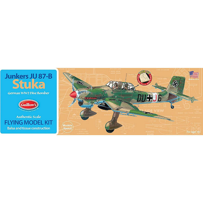 Guillow'S Junkers Ju 87-B Stuka Model Kit Small Image